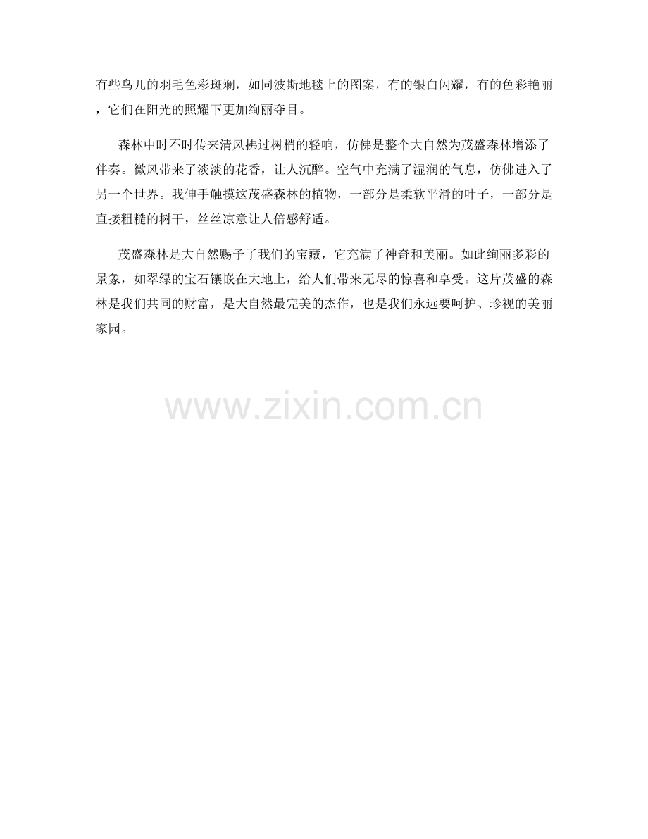 翠绿的茂盛森林.docx_第2页