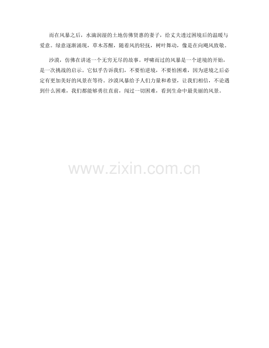 呼啸而过的沙漠风暴.docx_第2页
