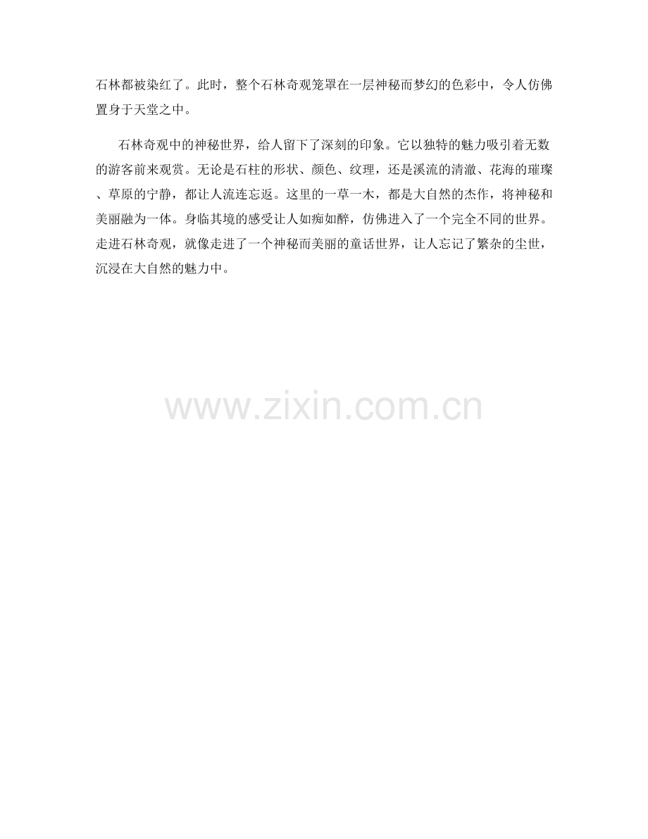 石林奇观中的神秘世界.docx_第2页