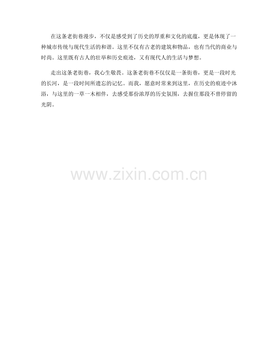具有浓厚历史氛围的老街巷.docx_第2页