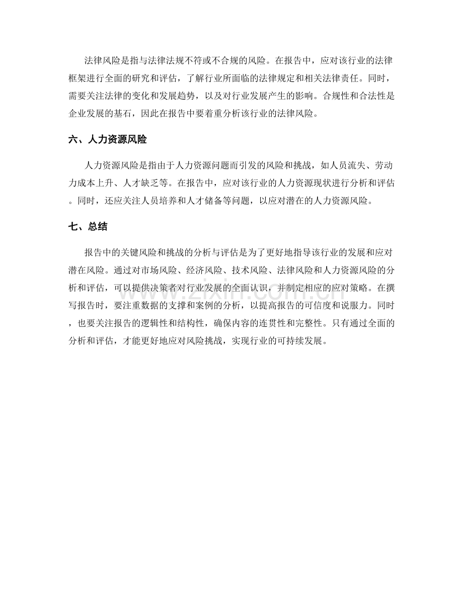 报告中的关键风险和挑战的分析与评估.docx_第2页