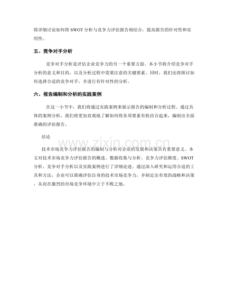 技术市场竞争力评估报告的编制与分析.docx_第2页