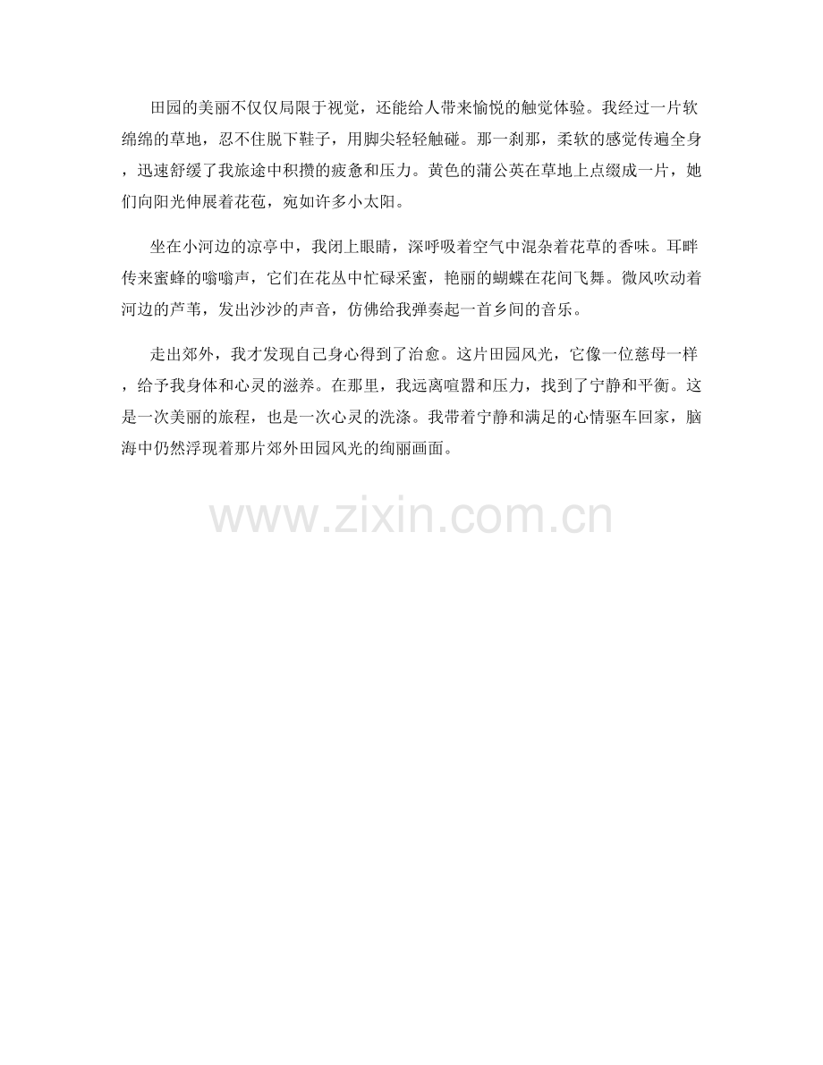 治愈宁静的郊外田园风光.docx_第2页