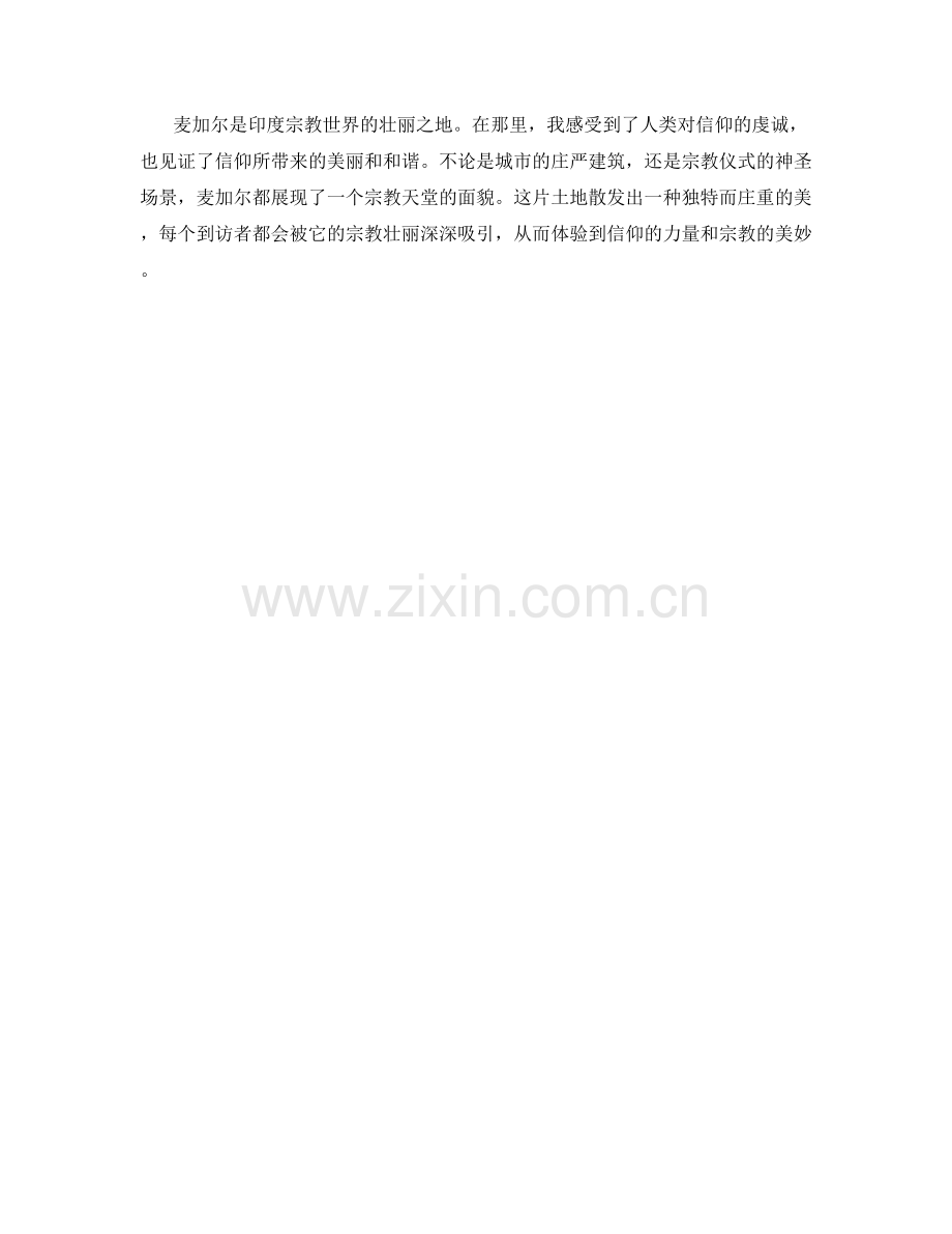 印度天堂之城麦加尔的宗教壮丽.docx_第2页