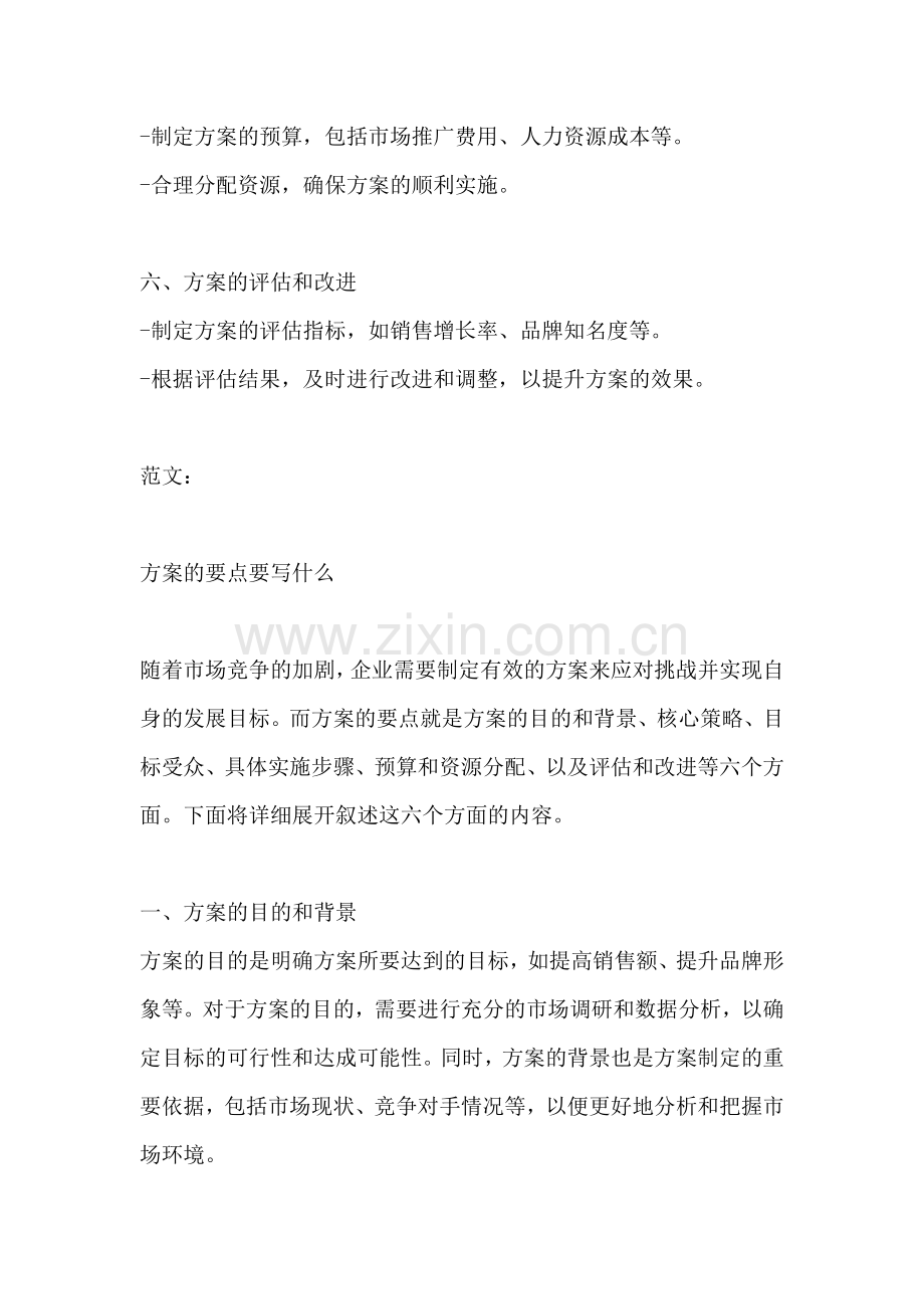 方案的要点要写什么.docx_第2页