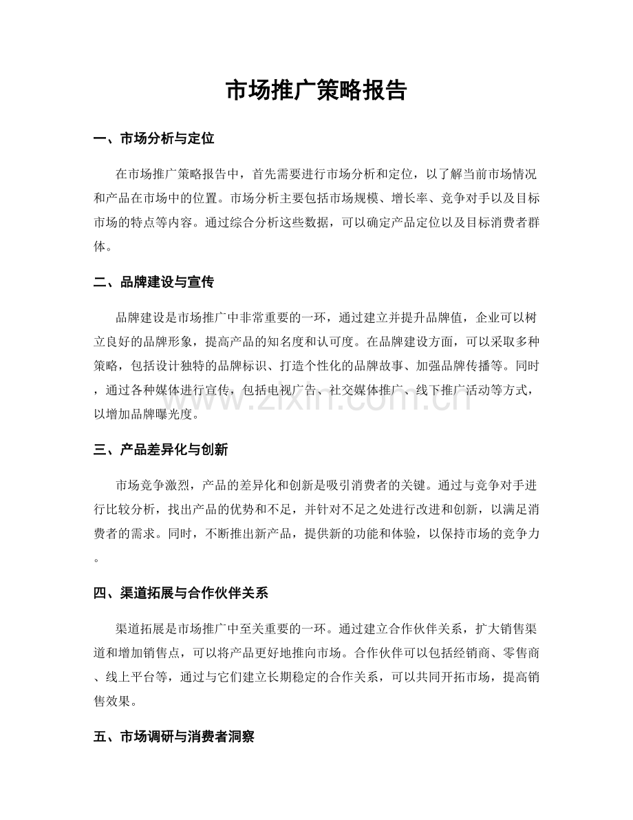 市场推广策略报告.docx_第1页
