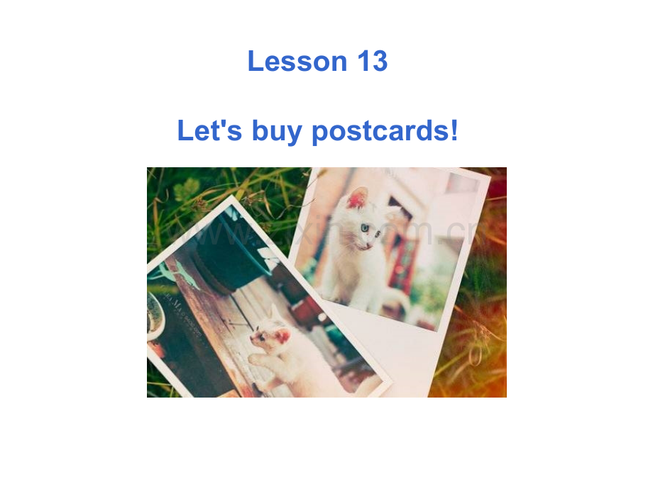 冀教版三起五下Lesson-13Let’s-Buy-Postcards.ppt_第1页