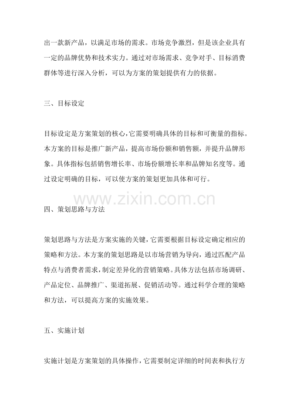方案的策划一篇简单.docx_第2页