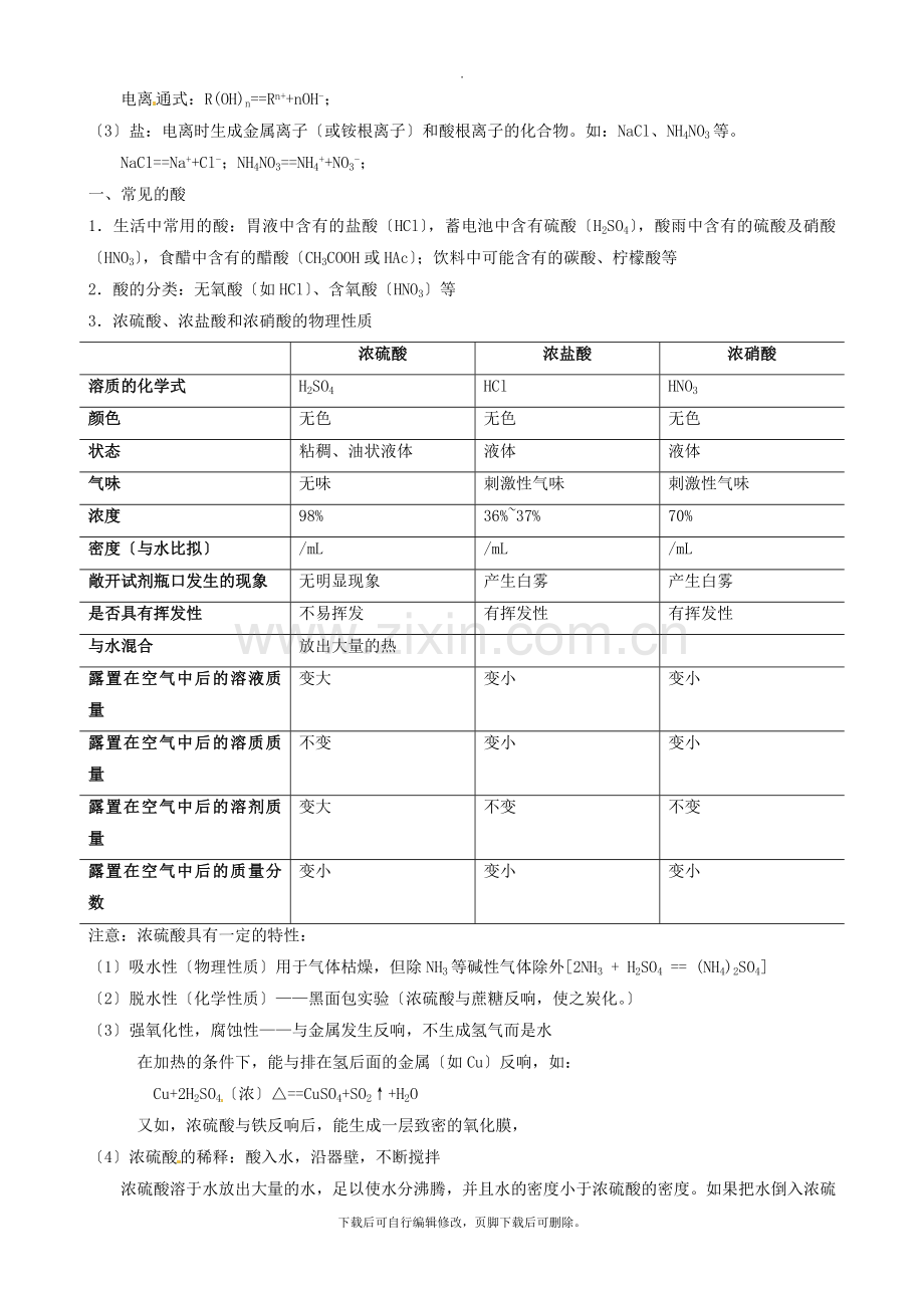 沪教版化学全国版九年级下册-7.2《常见的酸和碱》教案.doc_第2页