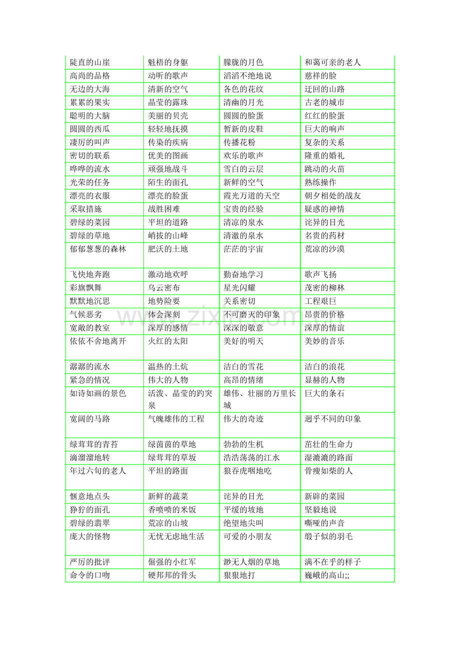 小学语文常用词语搭配合集.pdf_第2页