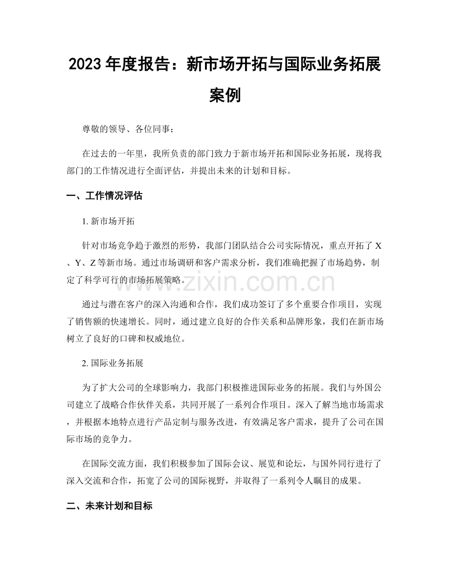 2023年度报告：新市场开拓与国际业务拓展案例.docx_第1页