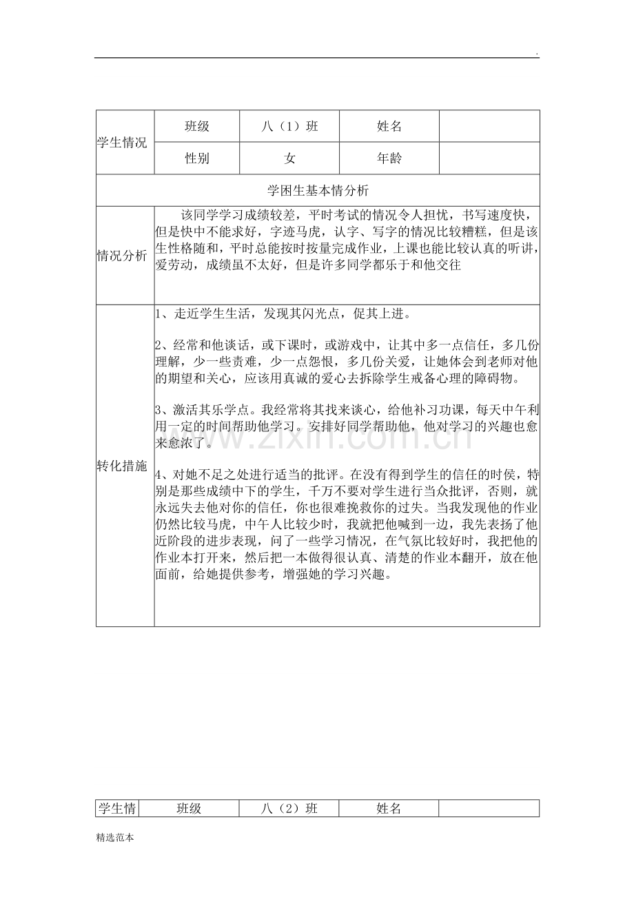 教师辅导学生记录表.doc_第2页