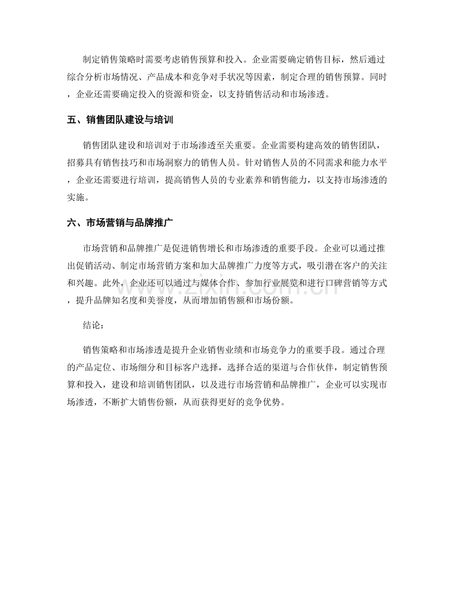 报告中的销售策略与市场渗透.docx_第2页