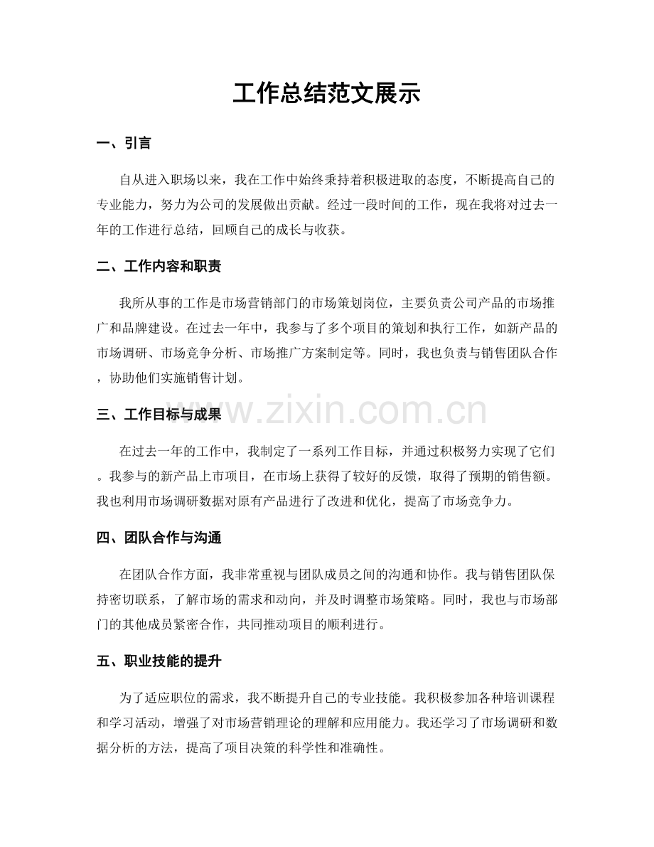 工作总结范文展示.docx_第1页