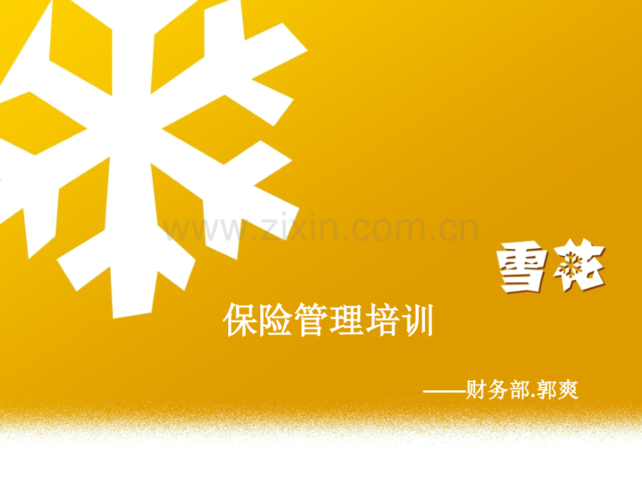 保险管理培训PPT课件.ppt_第1页