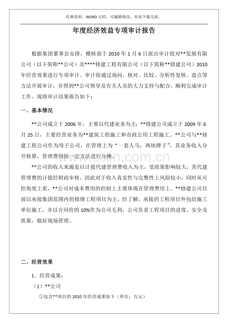 年度经济效益专项审计报告12p.docx_第2页