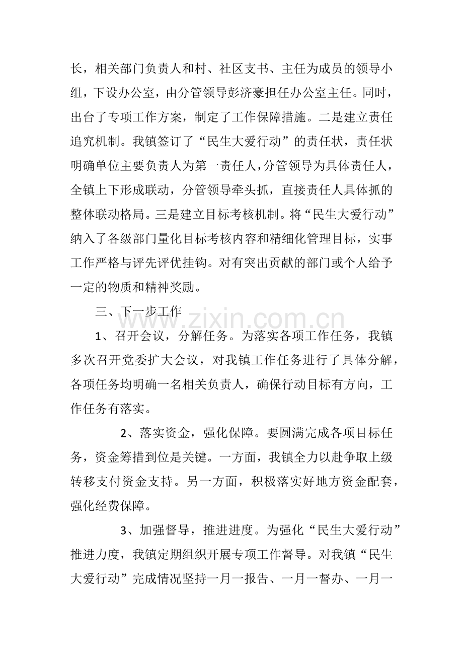 xx乡镇2018年上半年“民生大爱”行动工作总结.docx_第2页