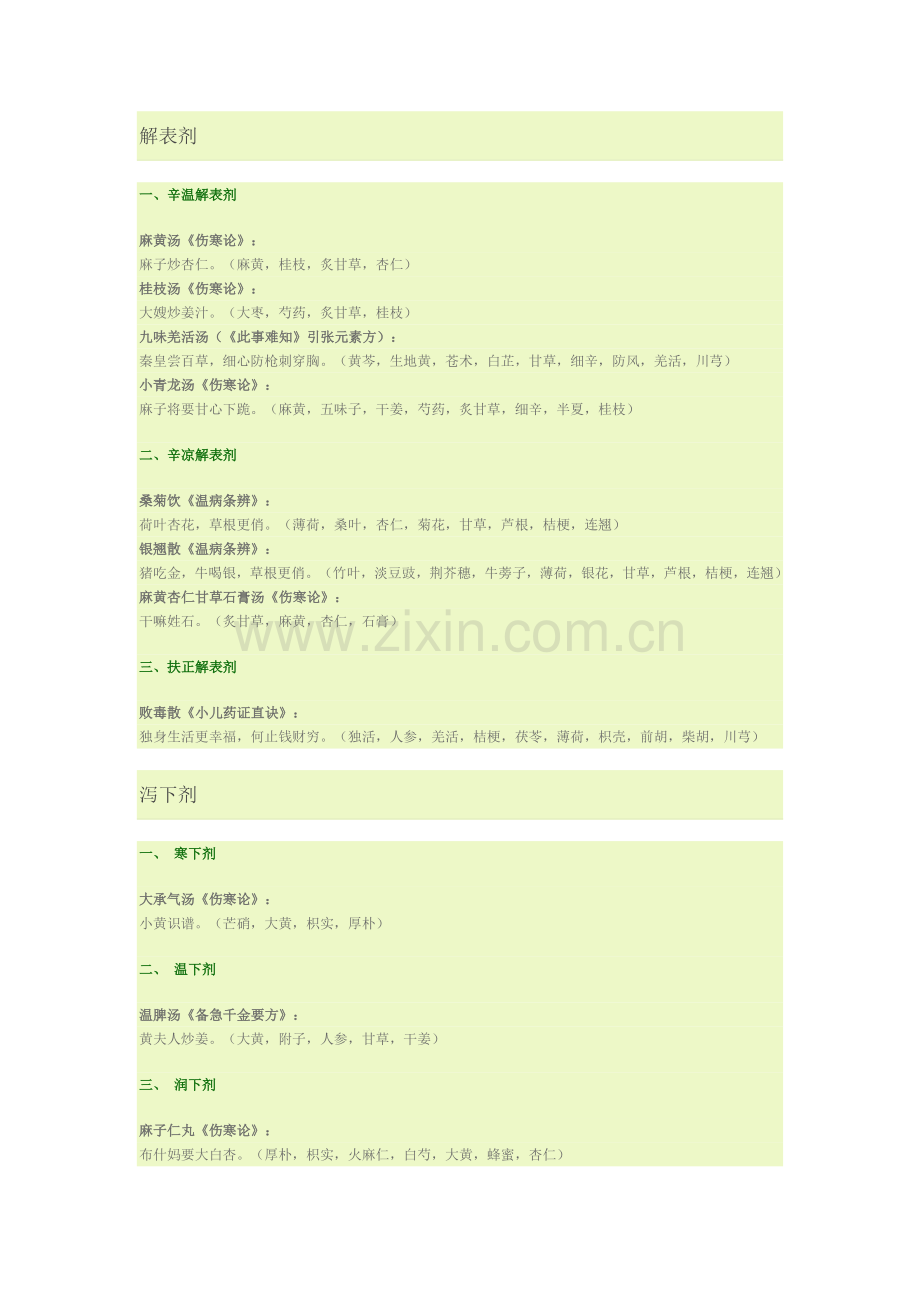 方剂学趣味方歌速记口诀.doc_第1页