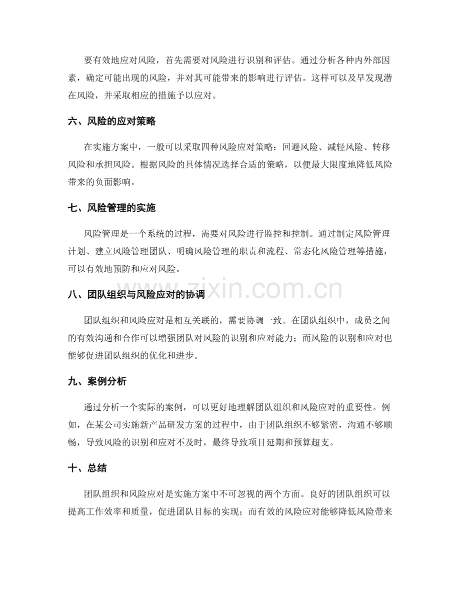 实施方案中的团队组织与风险应对.docx_第2页