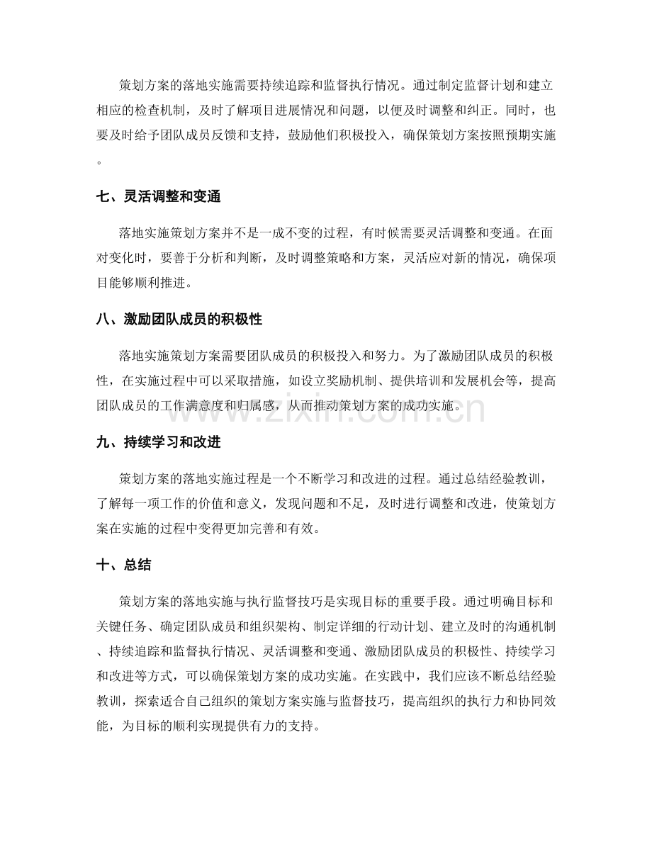 策划方案的落地实施与执行监督技巧.docx_第2页