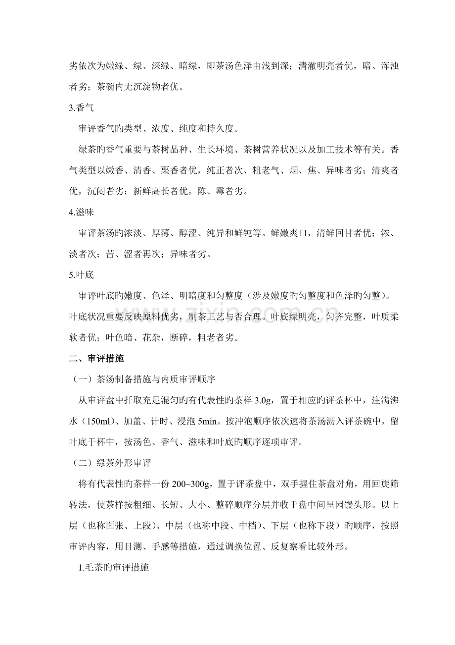 茶叶审评标准细则茶业大赛.docx_第2页