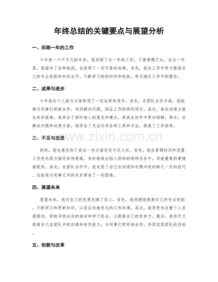 年终总结的关键要点与展望分析.docx_第1页