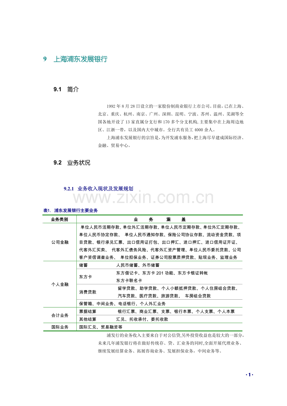 麦肯锡：上海浦东银行分析.doc_第1页