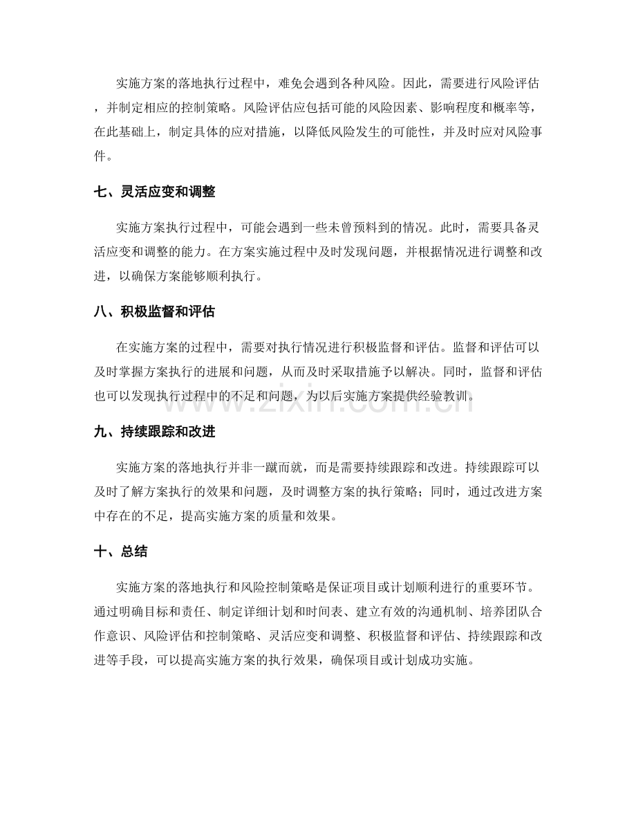 实施方案的落地执行和风险控制策略.docx_第2页
