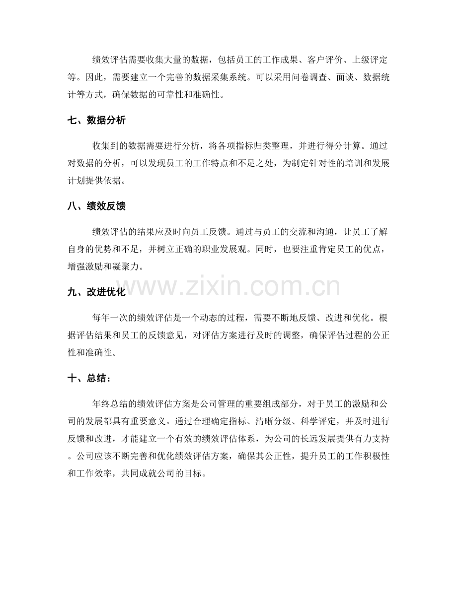 年终总结的绩效评估方案.docx_第2页