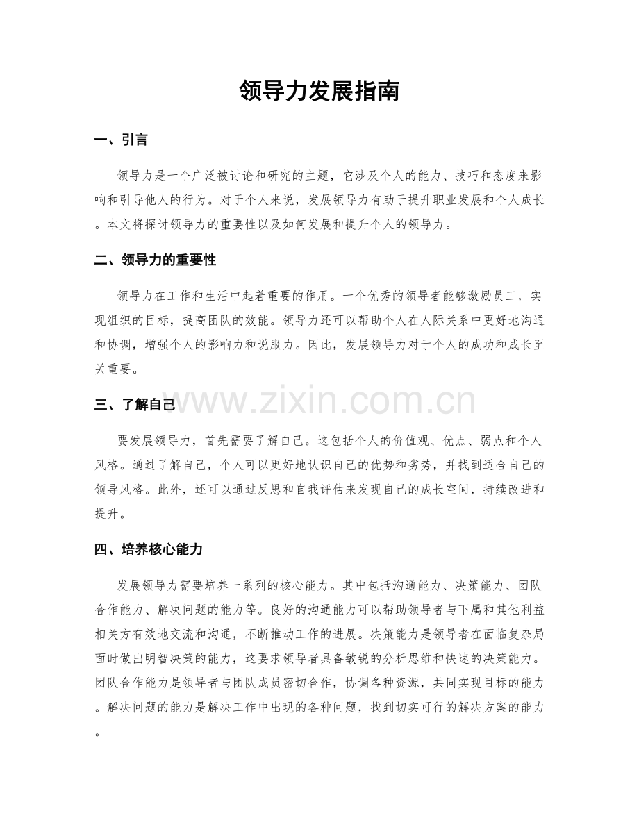 领导力发展指南.docx_第1页