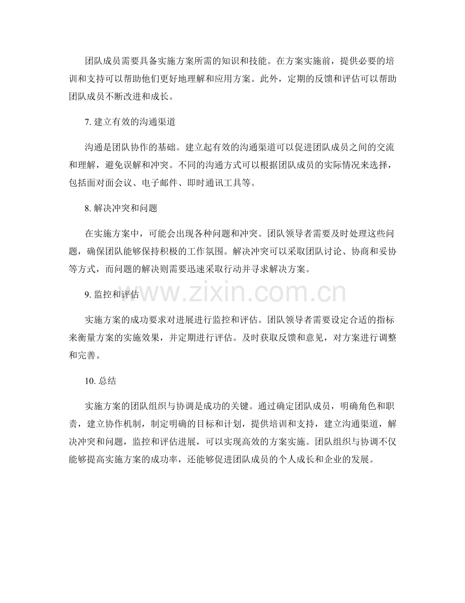 实施方案的团队组织与协调.docx_第2页