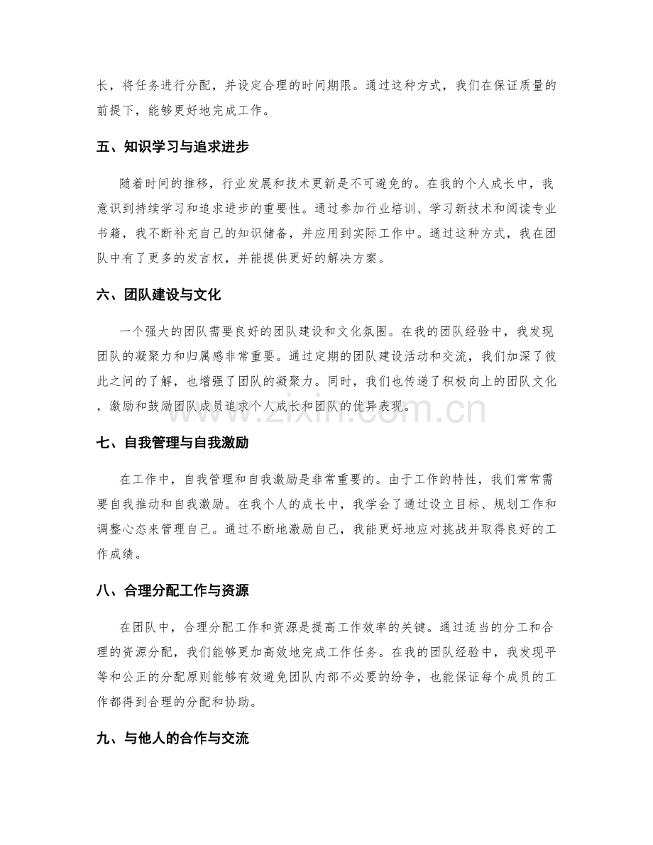 工作总结的团队经验总结与个人成长.docx_第2页