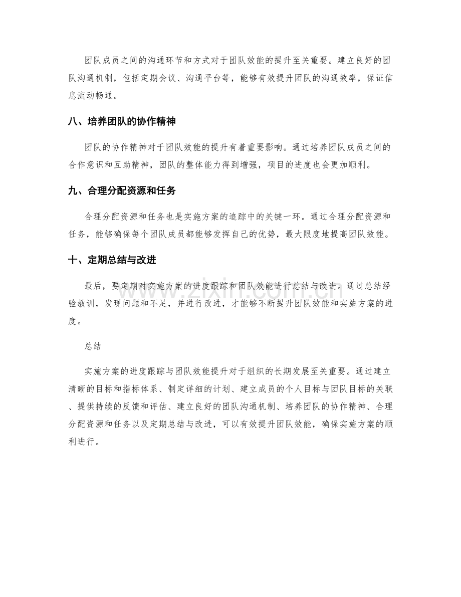 实施方案的进度跟踪与团队效能提升.docx_第2页