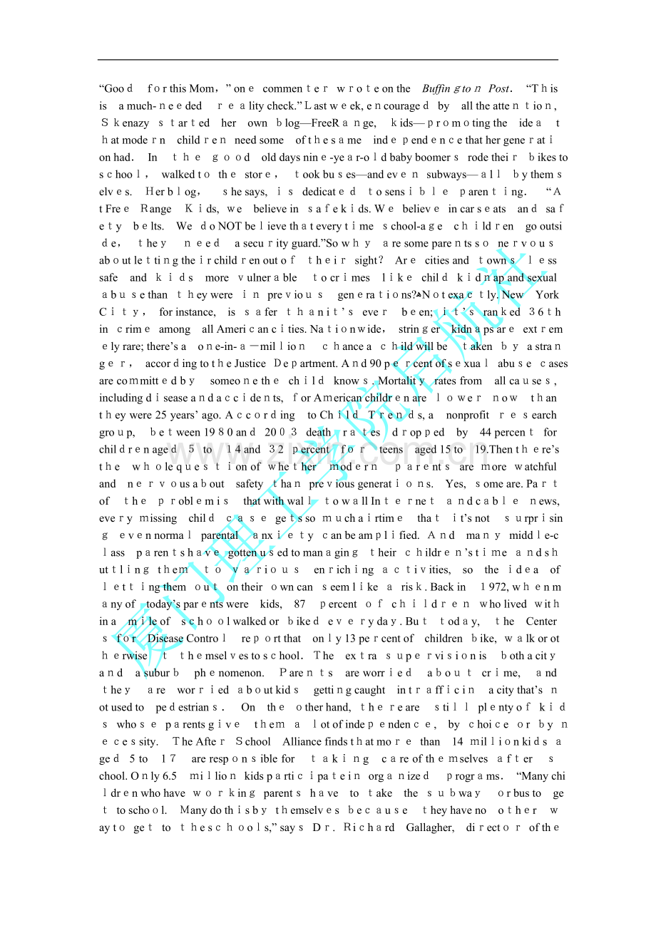 2009-年-6-月-大学英语六级真题试卷(A-卷).doc_第2页
