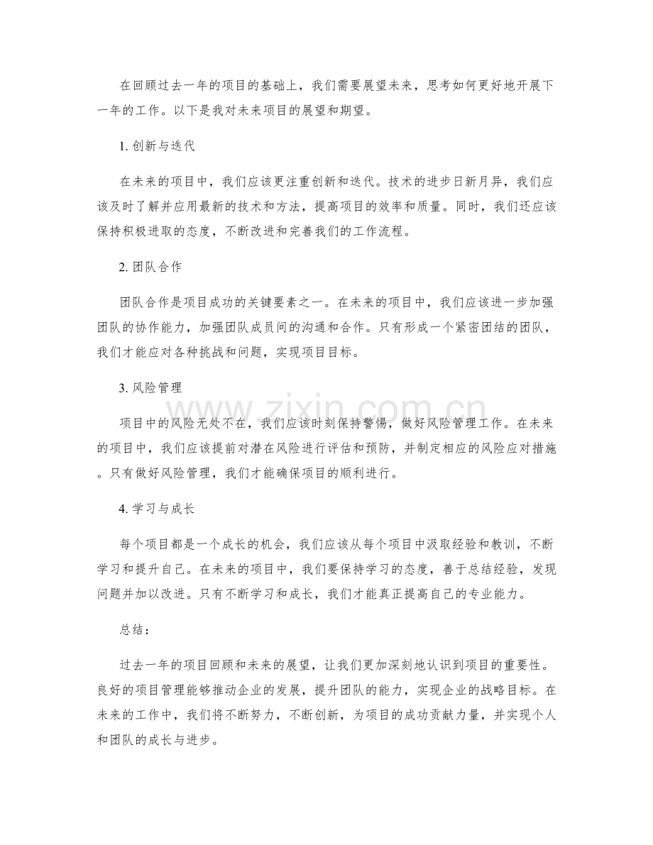 年终总结的项目回顾与展望未来.docx_第2页