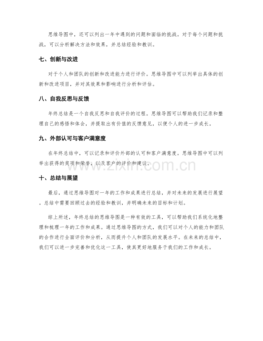 年终总结的思维导图与综合评价.docx_第2页