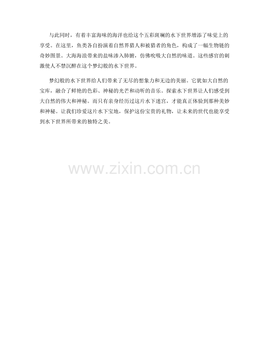 梦幻般的水下世界.docx_第2页