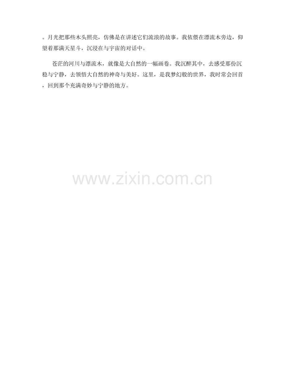 苍茫的河川与漂流木.docx_第2页
