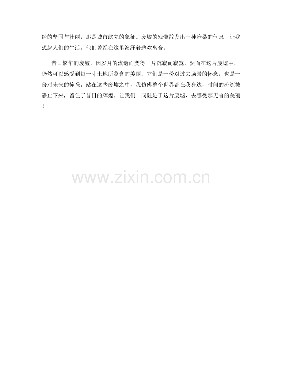 昔日繁华的废墟.docx_第2页