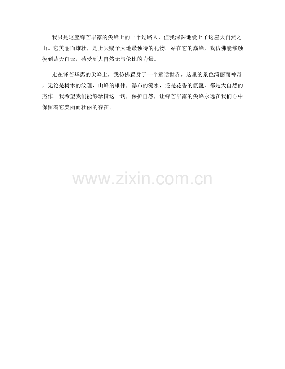 锋芒毕露的尖峰.docx_第2页