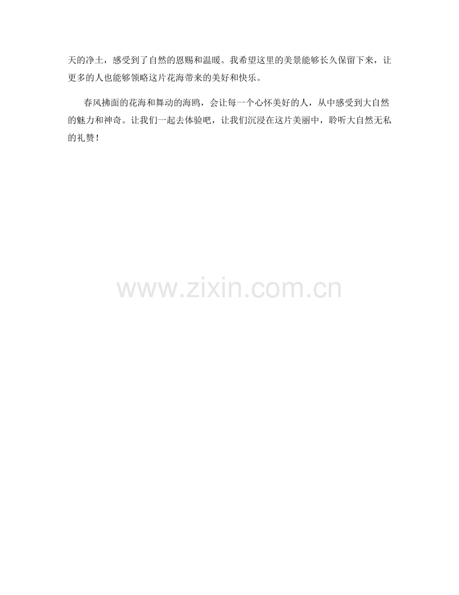 春风拂面的花海与海鸥.docx_第2页