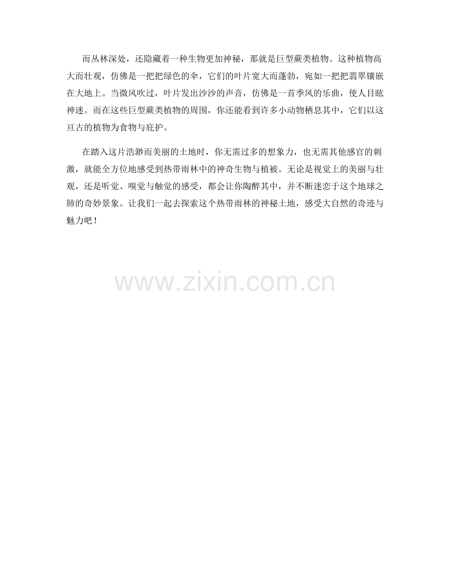 热带雨林中神奇的生物与植被.docx_第2页