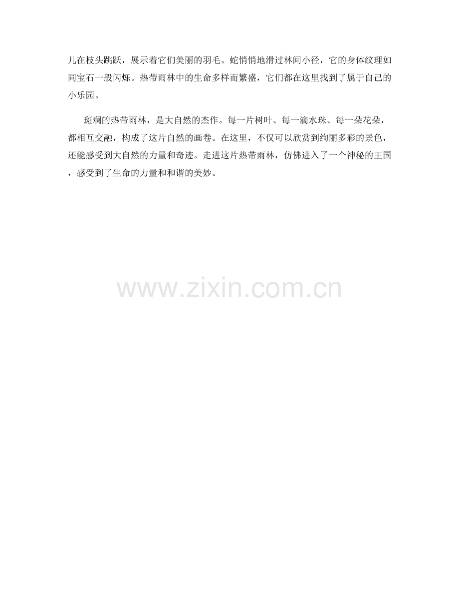 斑斓的热带雨林.docx_第2页