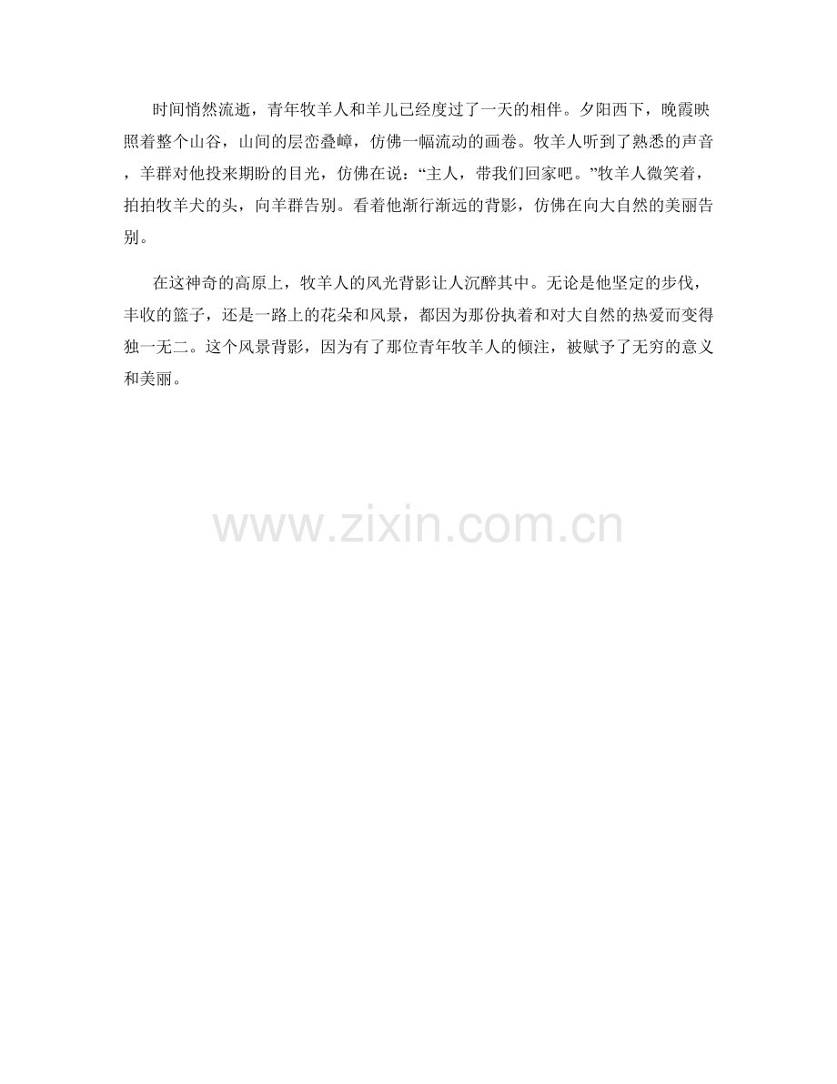 牧羊人的风光背影.docx_第2页