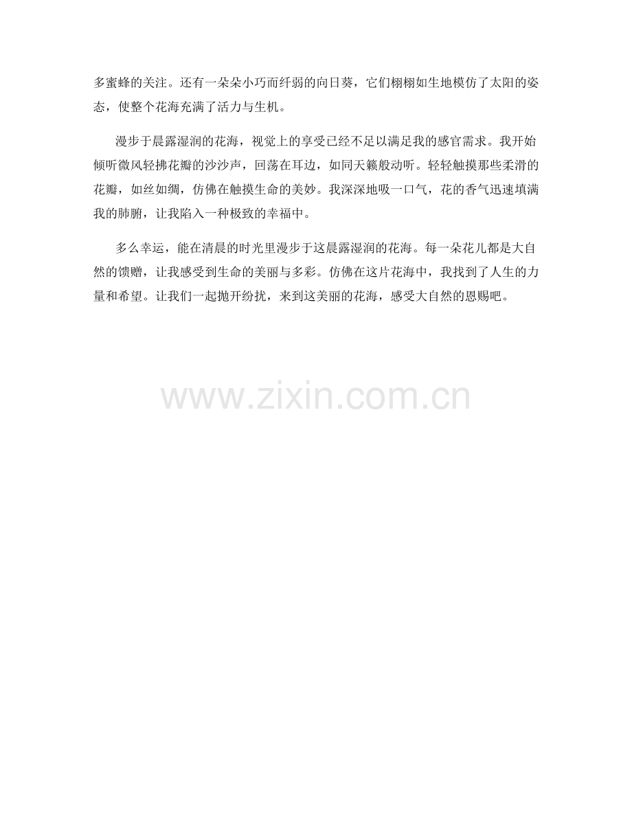 漫步于晨露湿润的花海.docx_第2页