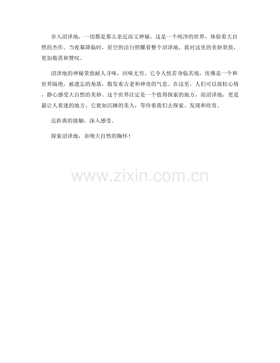 沼泽地的神秘景致.docx_第2页