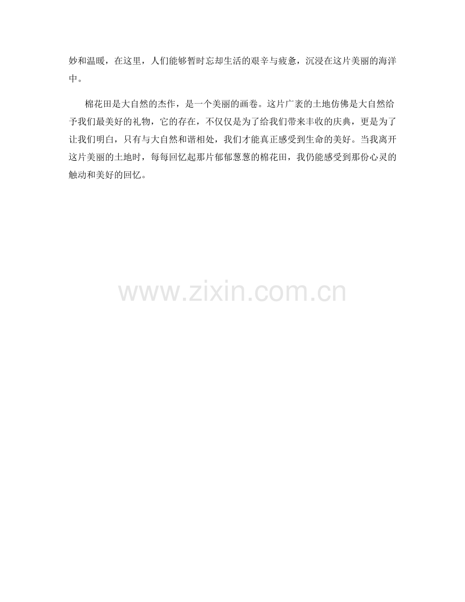 郁郁葱葱的棉花田.docx_第2页