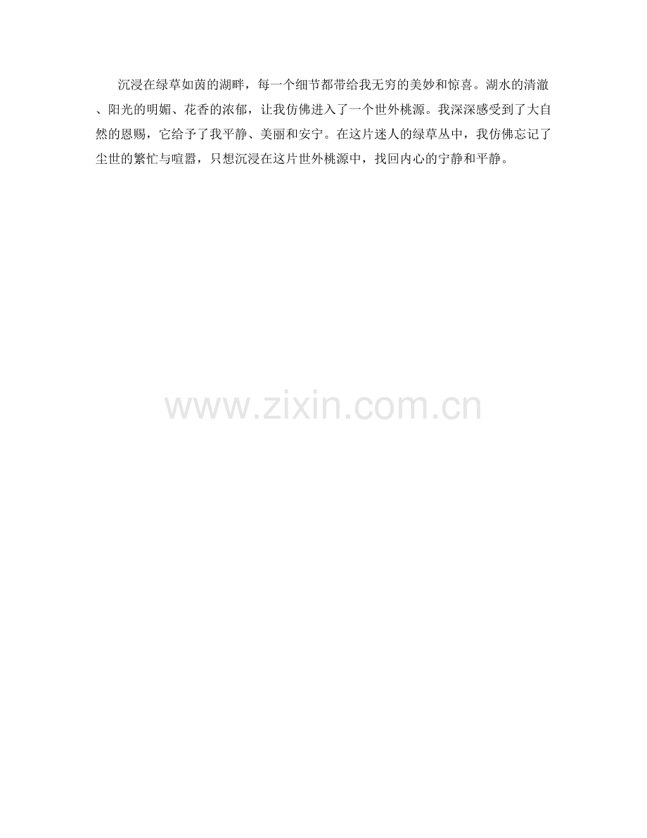 沉浸在绿草如茵的湖畔.docx_第2页
