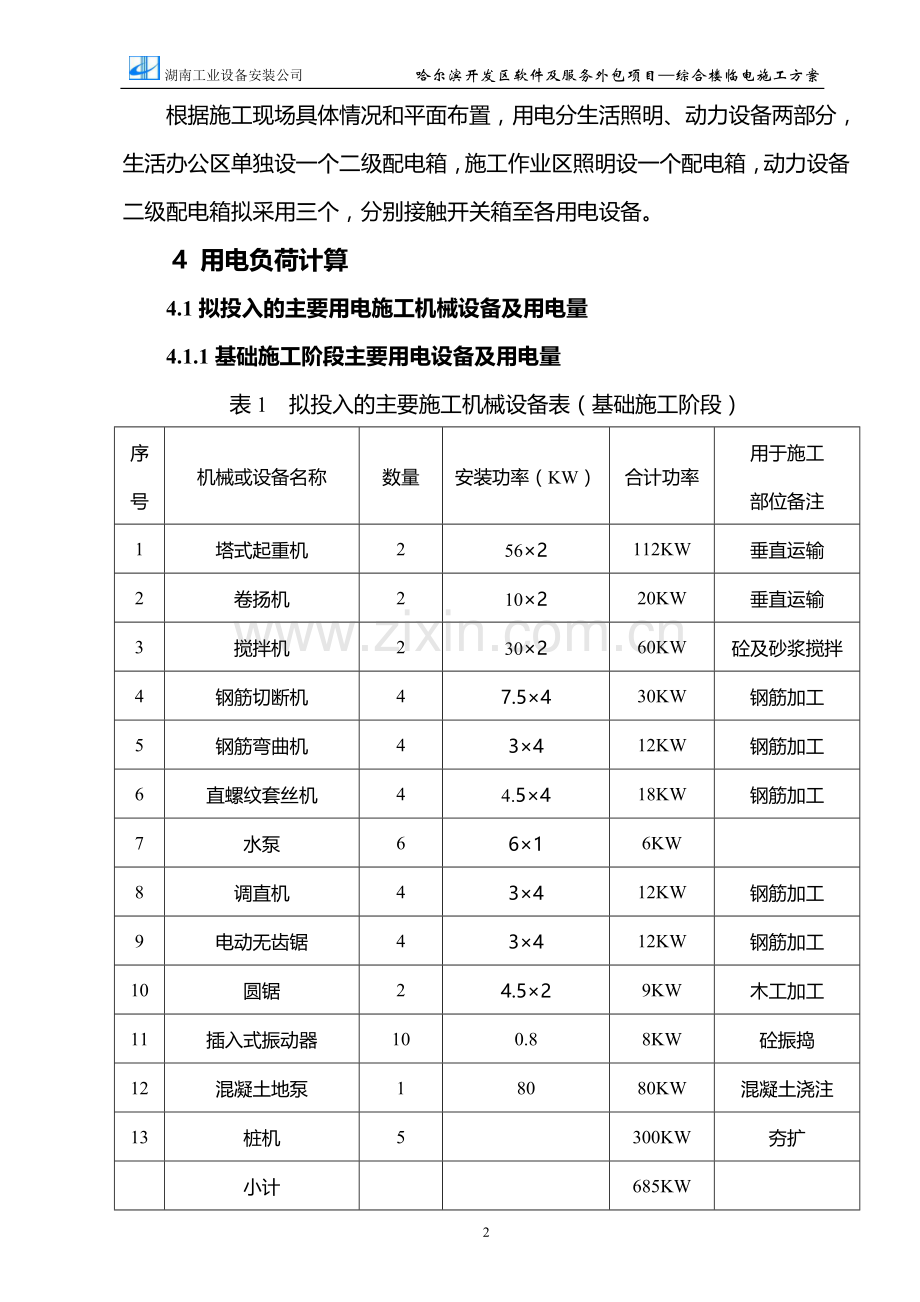 综合楼+临时用电施工方案.doc_第2页