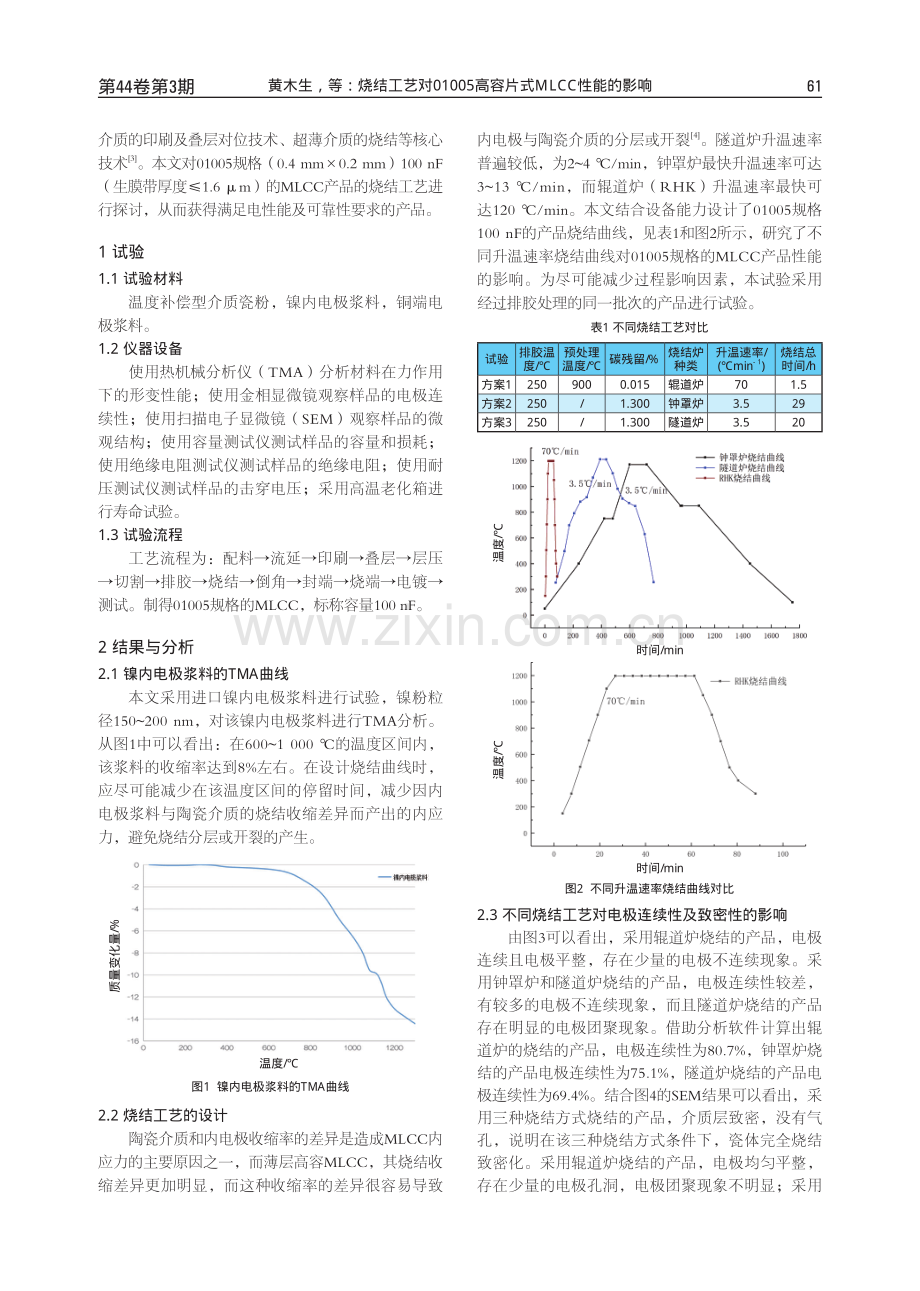烧结工艺对01005高容片式MLCC性能的影响.pdf_第2页